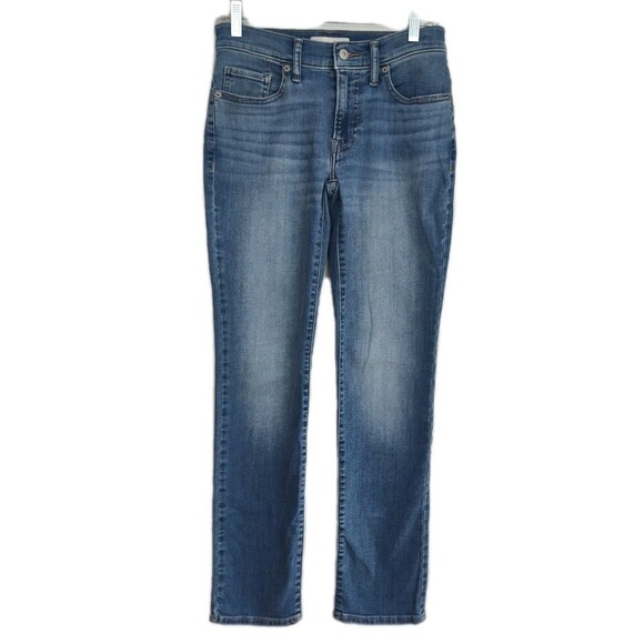 Lucky Brand Sweet Jeans Women's 2/26 A Medium Wash Blue Mid Rise Straight - Picture 1 of 10
